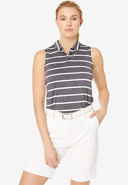 Dri-Fit Striped Sleeveless Polo