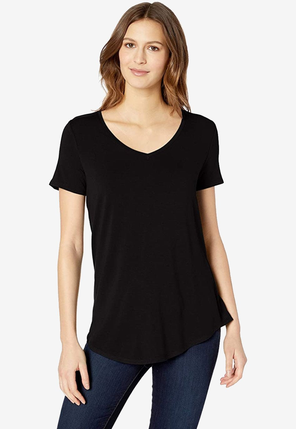 Women's Relaxed-Fit V-Neck T-Shirt