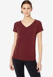 Studio Short-Sleeve Lightweight V-Neck T-Shirt