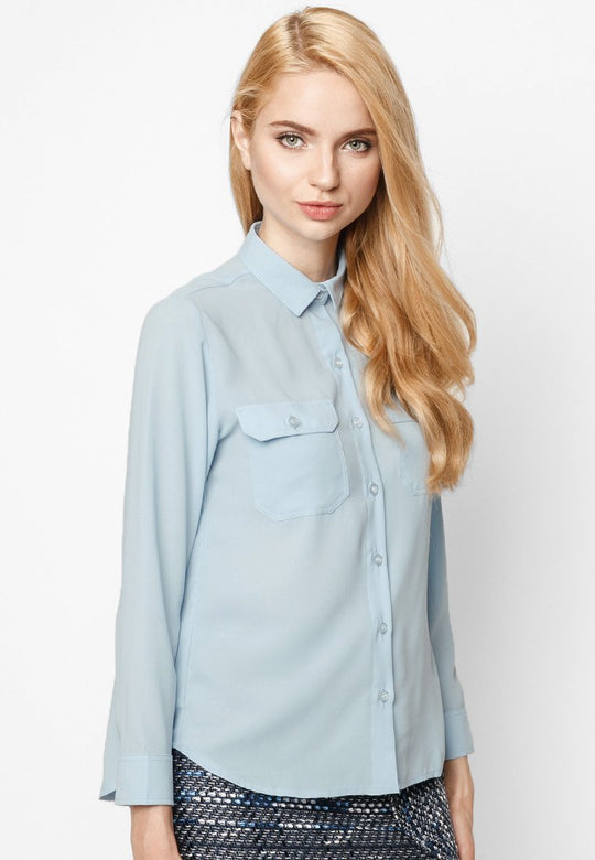Blue Women Shirt