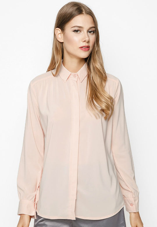 Pink Long Sleeve Shirt