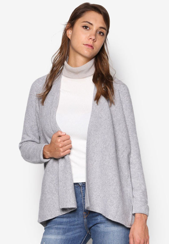 High Neck Gray Blazer