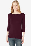 Women's Slim-fit Boatneck T-Shirt