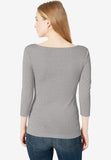 Women's Slim-fit Boatneck T-Shirt