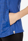 Swish Camo Printed Half Zip Pullover Vest